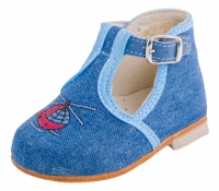 031008-23 голубой туфли ясельные текстиль