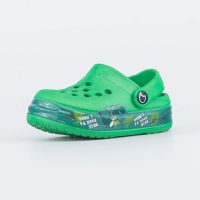 525113-01 зеленый туфли пляжные дошкольно-школьные ЭВА